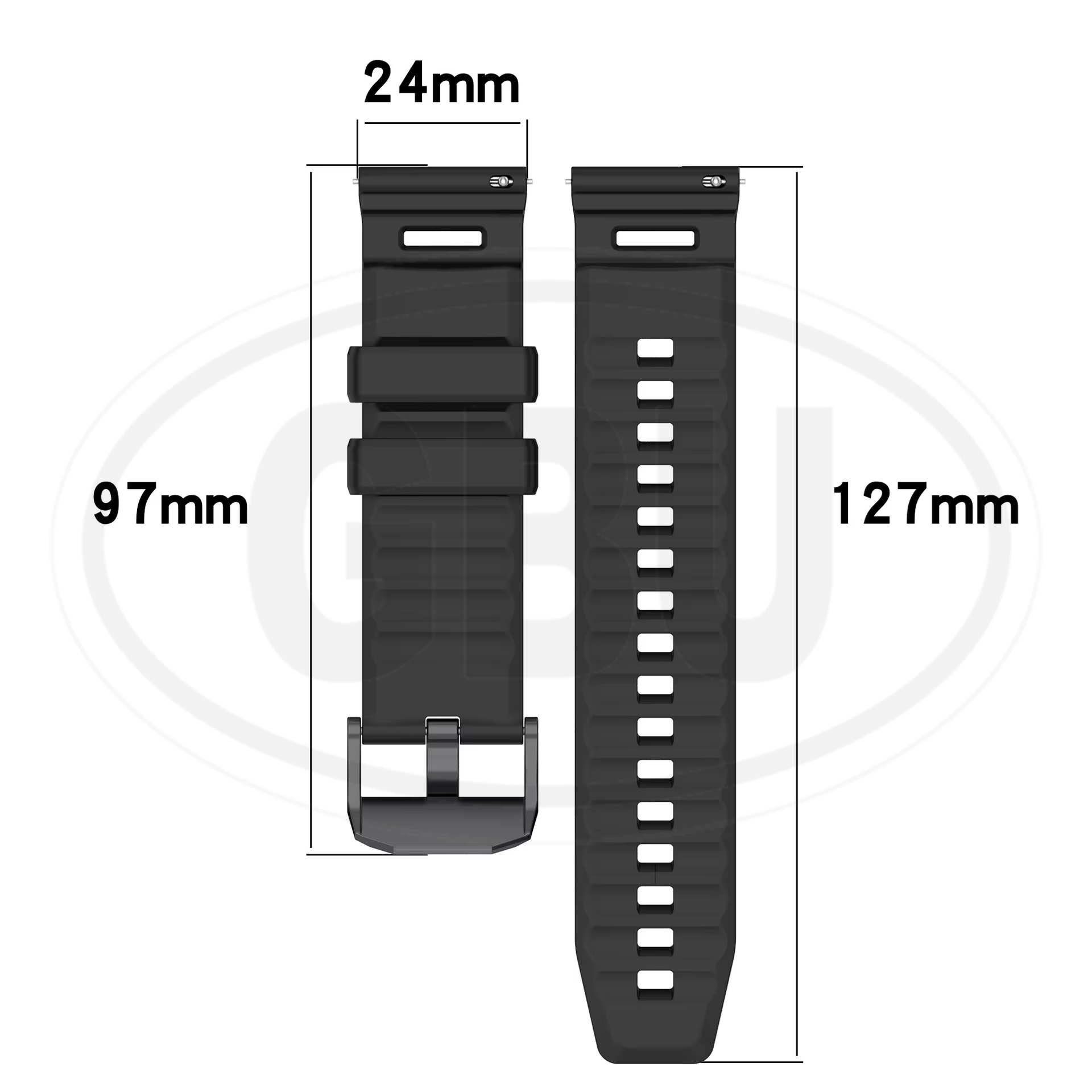 Garmin Venu X1 / Venu X1 Smartwatch Tali Silikon Lembut / Watch Strap - 24mm (High Quality)