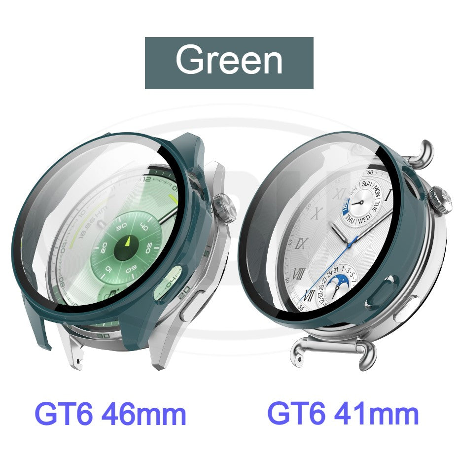 Huawei GT6 46mm / GT6 41mm Sarung Full TPU Built-in Screen Protector Cover / Sarung Half Silikon - No Screen
