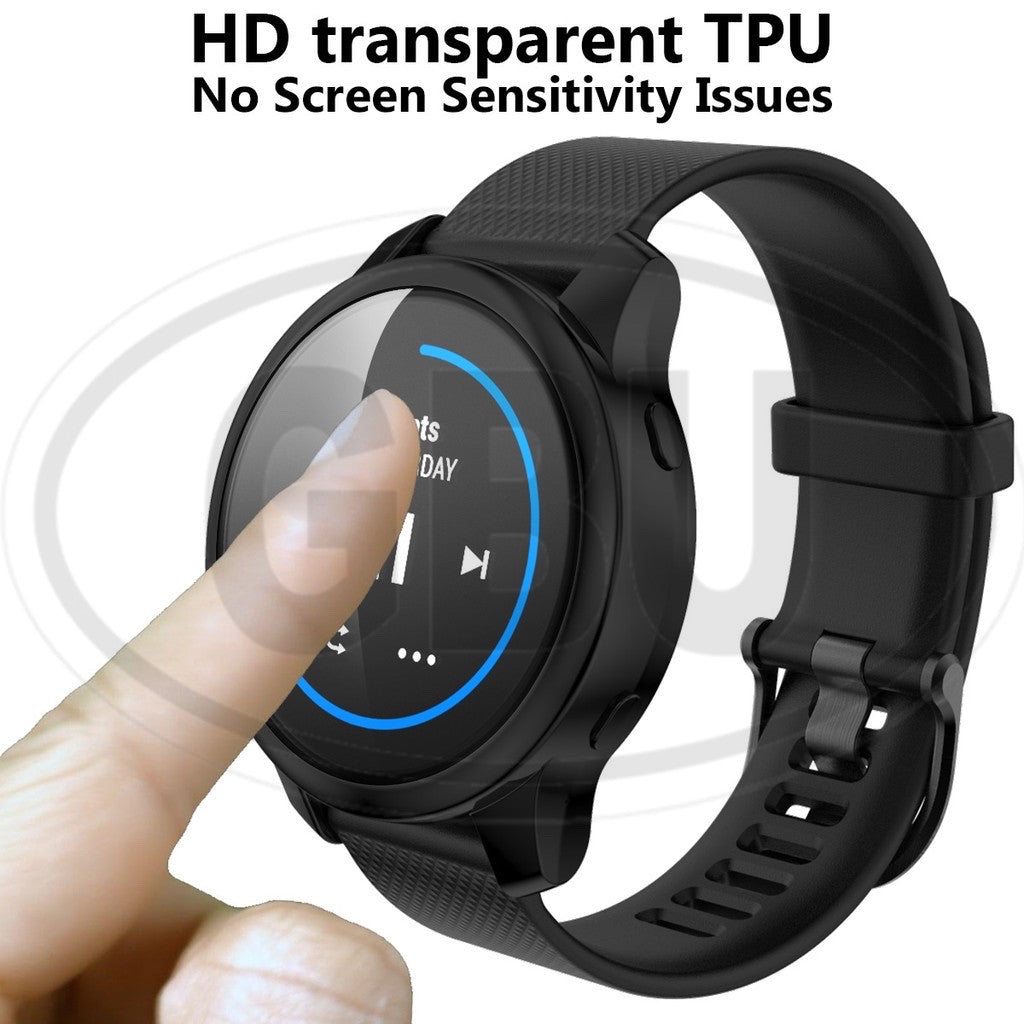 Compatible with Garmin Fenix 5X 5S 5 TPU Half Cover Protector Case - No Screen (NOT ORIGINAL)