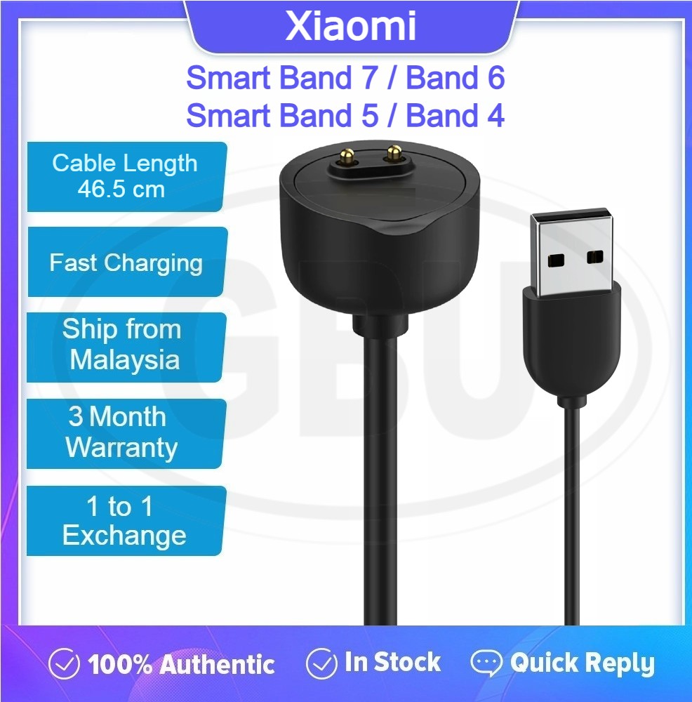 Xiaomi Mi Smart Band 7 / Band 6 / Band 5 / Band 4 USB Magnetic Charger Dock Cradle Cable