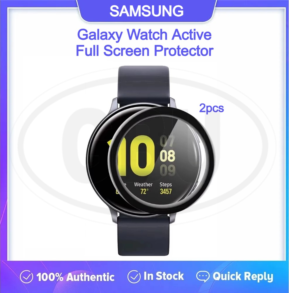 [2pcs] Samsung Galaxy Watch Active / Samsung Active Full Cover Screen Protector - Full Screen