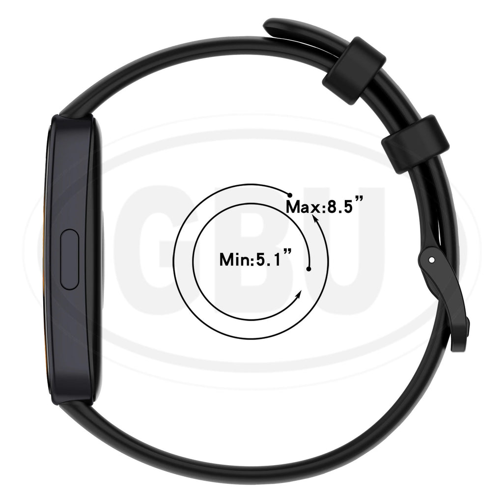 Huawei Band 10 / Huawei Band 9 / Huawei Band 8 Smartwatch Tali Silikon Lembut / Watch Strap - Full Color Buckle (High Quality)