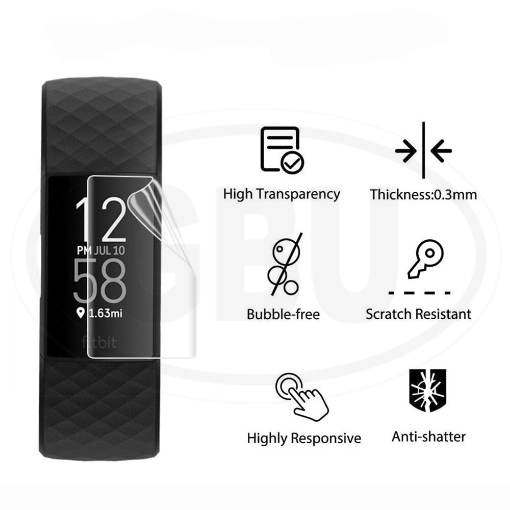 [2pcs] Fitbit Charge 6 / Charge 5 / Charge 4 / Charge 3 / Charge 2 Hydrogel Watch Screen Protector
