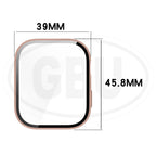 Compatible with Huawei Watch Fit 3 / Huawei Fit 3 Sarung Full Built-in Tempered Glass Cover (NOT ORIGINAL)