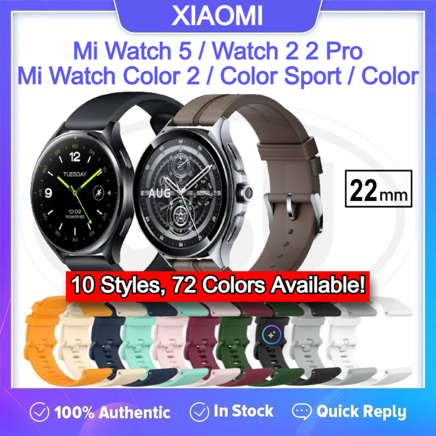 Xiaomi Watch 5 / Mi Watch 2 2 Pro / Mi Watch Color 2 / Color Sport Tali Strap - 22mm (High Quality)