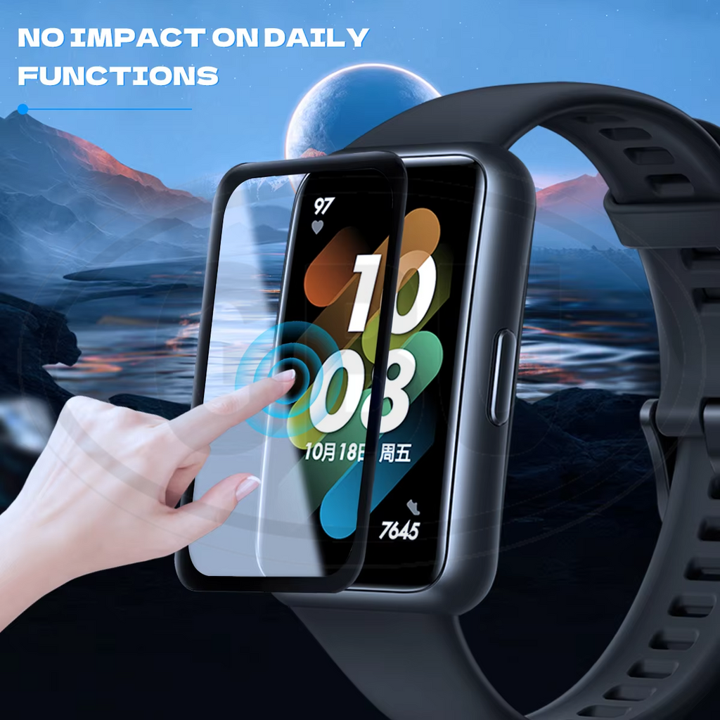 [2pcs] Samsung Galaxy Fit 3 / Fit3 / SM-R390 / R390 3D Full Cover Screen Protector - Full Screen