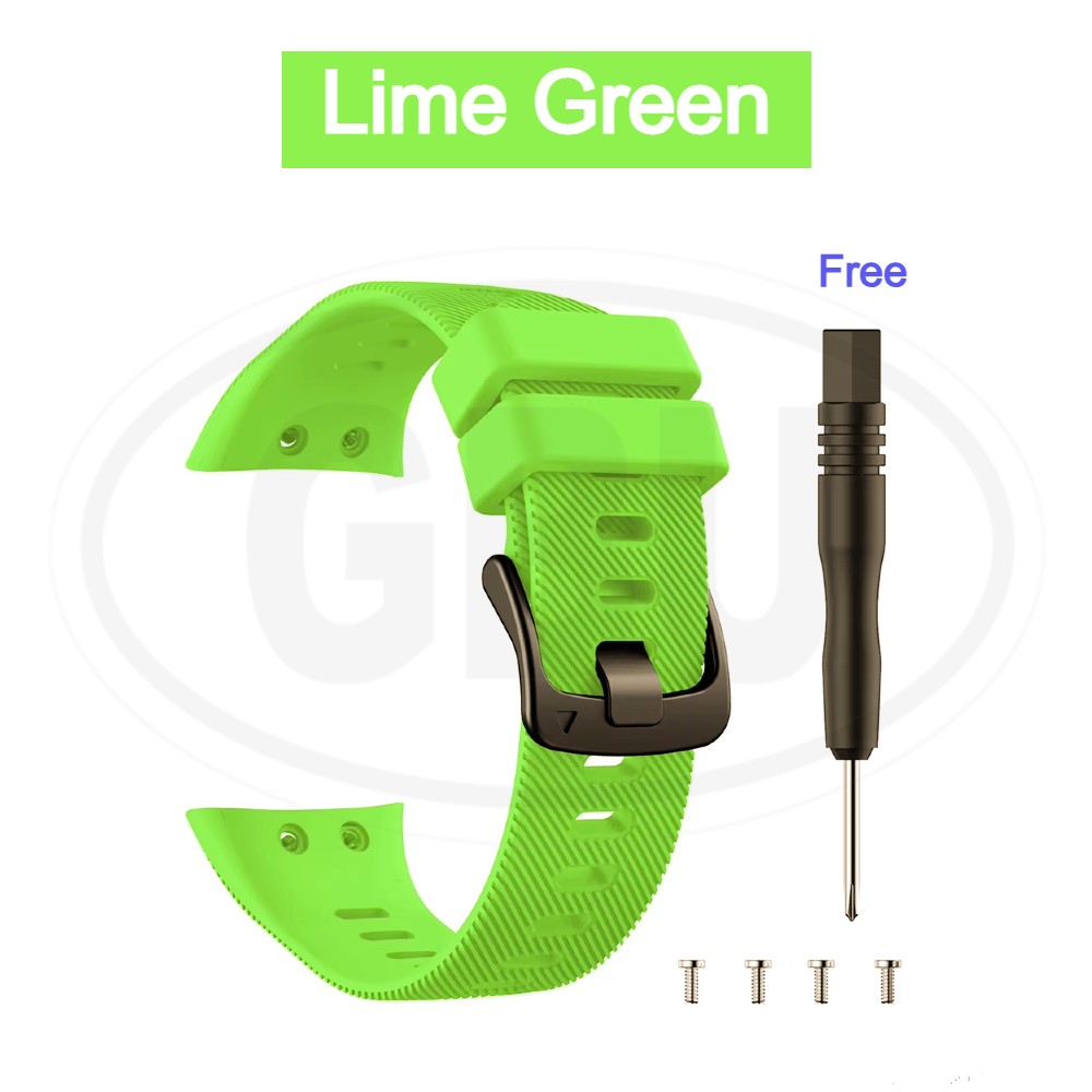 Garmin Forerunner 45 / Forerunner 45s / Swim 2 Smartwatch Tali Silikon Lembut / Watch Strap (High Quality)