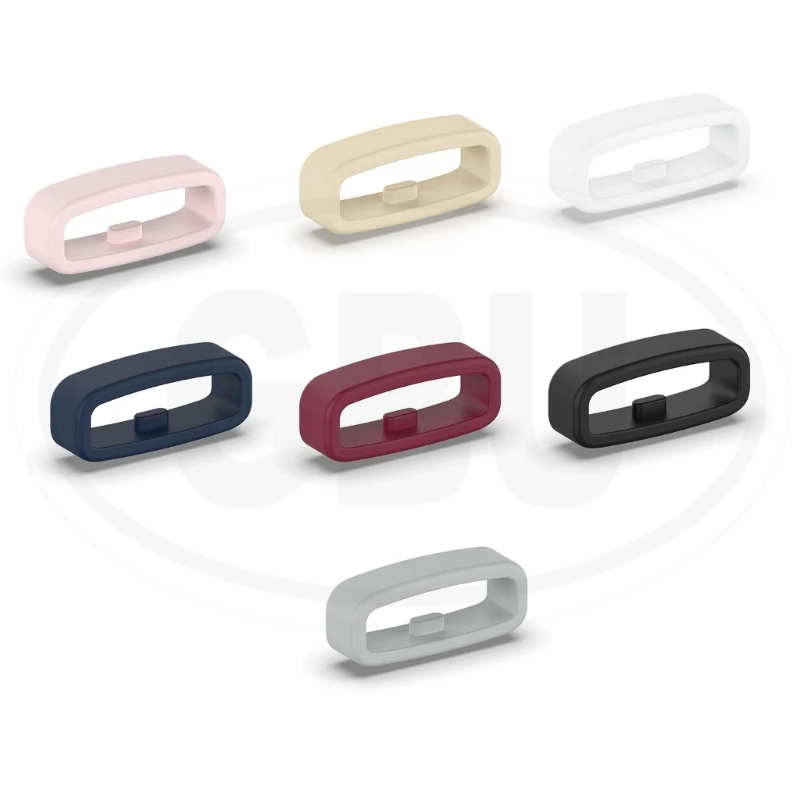 Rubber Silicone Watch Band Strap Ring Loop Holder Watch Strap Keeper Free Loop Strap Loop Keeper - 18mm / 20mm / 22mm