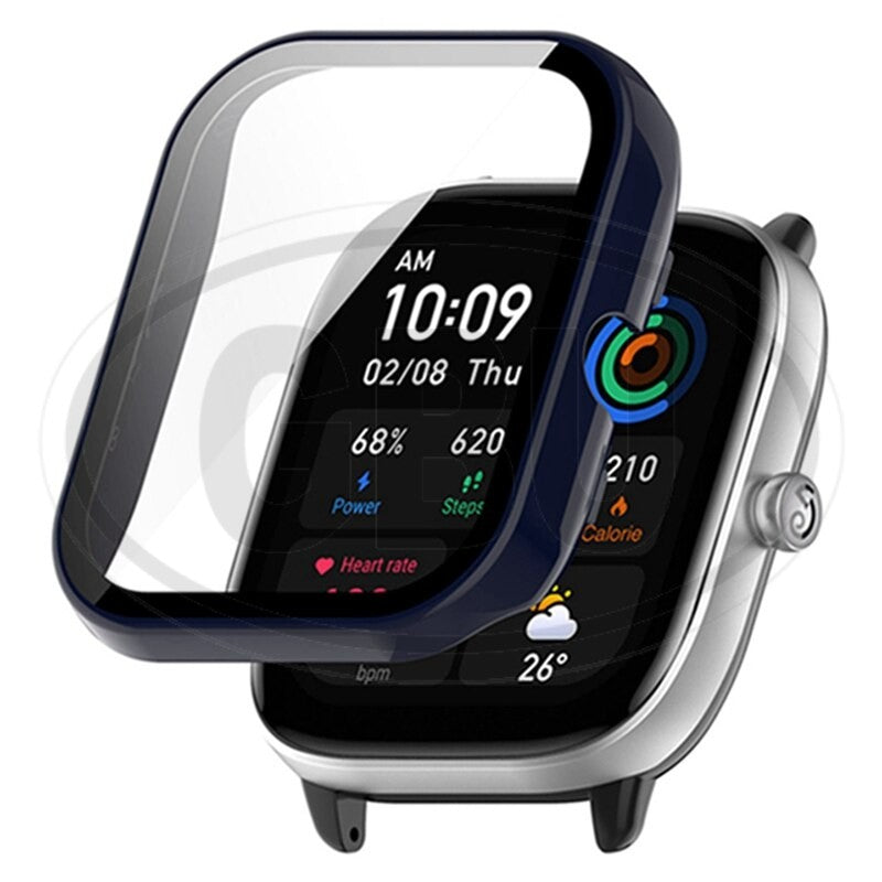 Amazfit GTS 4 Mini / GTS 4 / GTS4 Mini / GTS4 2-in-1 Full Cover Case with Tempered Glass Protector Screen
