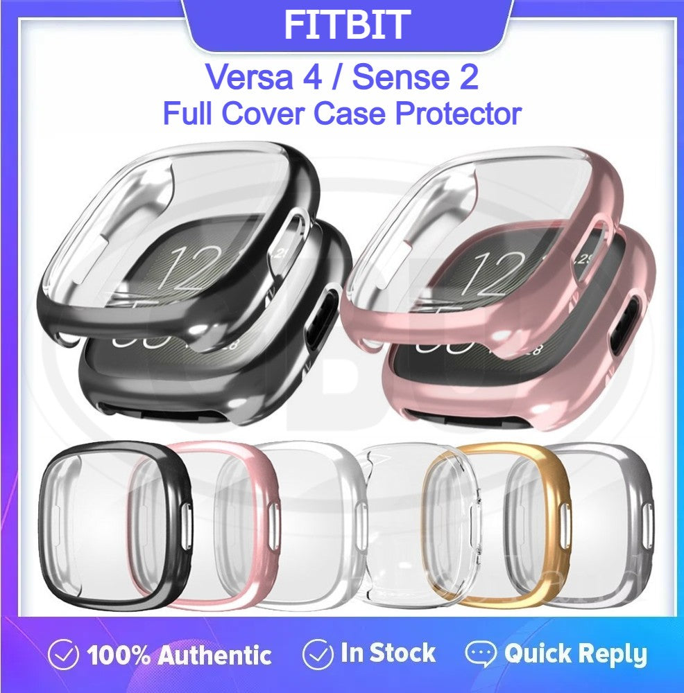 Fitbit Versa 4 / Sense 2 / Versa4 / Sense2 TPU Full Cover Protector Case