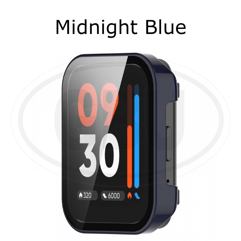 Realme Watch 3 / Realme Watch 3 Pro 2-in-1 Full Cover Case with Tempered Glass Protector Screen