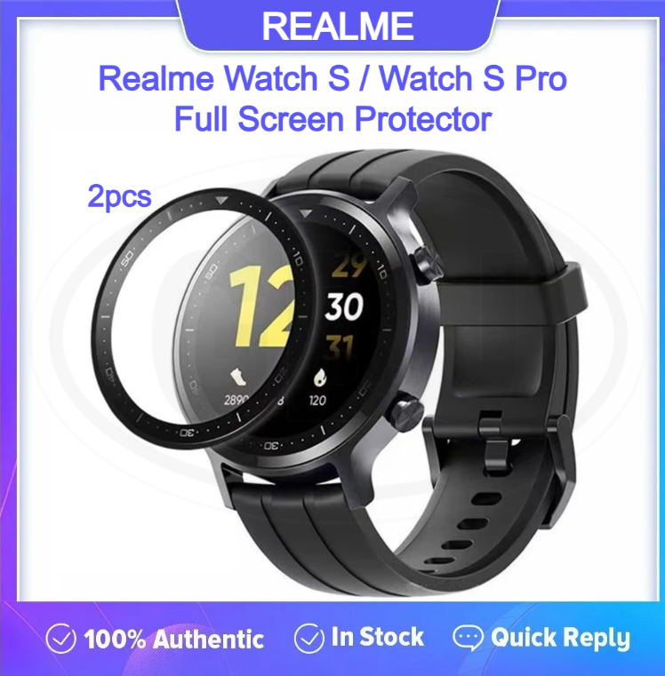 [2pcs] Realme Watch S Pro / Realme Watch S / Realme S Pro Full Cover 3D Screen Protector - Full Screen