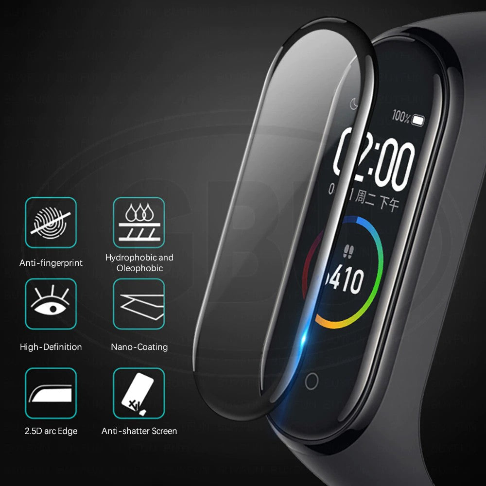 [2pcs] Xiaomi MI Band 8 / MI Band 7 / Band 6 / Band 5 / Band 4 3D Full Cover Screen Protector - Full Screen