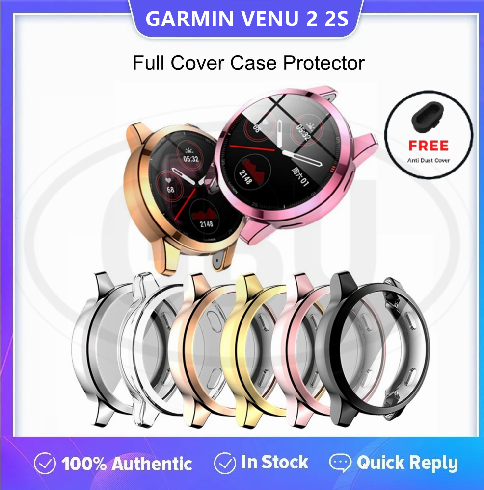 Compatible with Garmin Venu 2 / 2S TPU Full Cover Protector Case (NOT ORIGINAL)