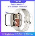 [2pcs] Redmi Watch 5 Full Cover 3D Screen Protector - Full Screen