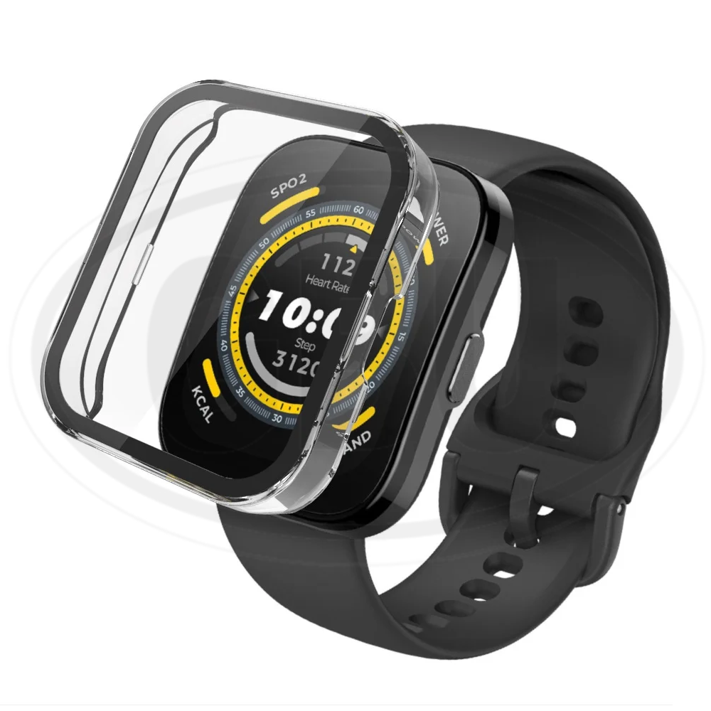 Amazfit Bip 5 Case Sarung Full Built-in Tempered Glass Cover (NOT ORIGINAL)