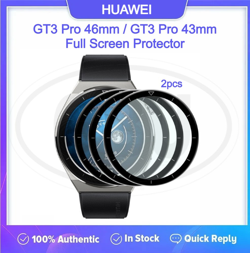 [2pcs] Huawei Watch GT3 Pro / GT3 Pro 46mm / GT3 Pro 43mm / GT3pro Screen Protector HD Tempered Glass