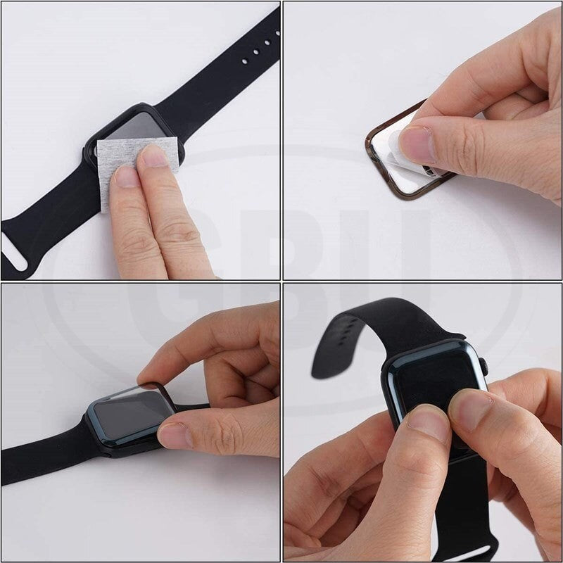 Aple Watch Series 7/SE/6/5/4/3/2/1 3D Full Cover Screen Protector - Full Screen