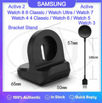 Samsung Galaxy Watch Ultra / Watch 8 / Watch 7 / Watch 6 / Watch 5 / Watch 4 / Active 2 Smartwatch Silicone Charger Stand Holder