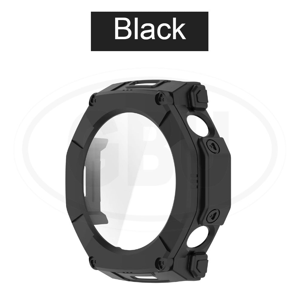 Amazfit T-Rex Ultra 2 Sarung Full Built-in Tempered Glass Cover / Sarung Half Silikon - No Screen