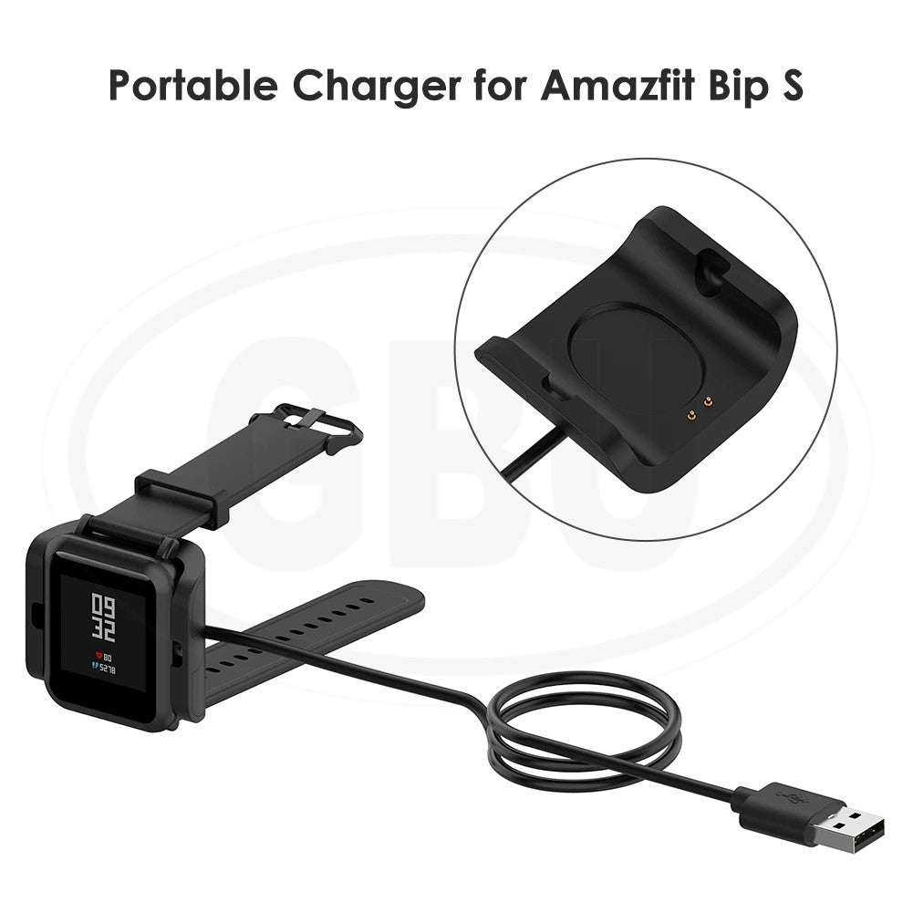 Amazfit Bip S / Bip 1S / BipS / Bip1S / A1821 / A1805 USB Charging Cable Charger Charging Dock Cradle - High Quality