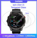 [2pcs] Garmin Epix Gen 2 / epix (Gen 2) Watch Screen Protector HD Tempered Glass