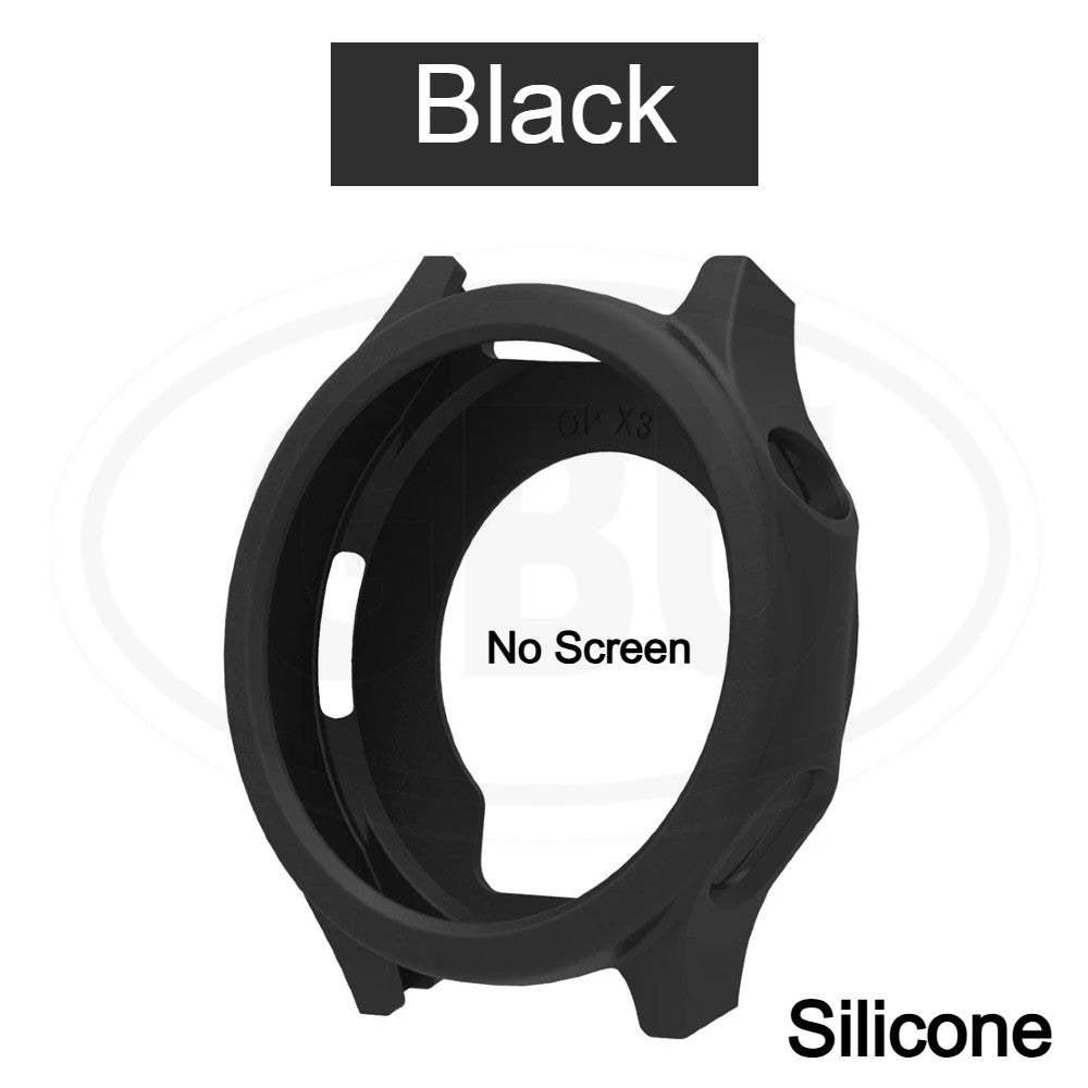 OPPO Watch X3 Sarung Full Built-in Tempered Glass Cover / Sarung Half Silikon - No Screen