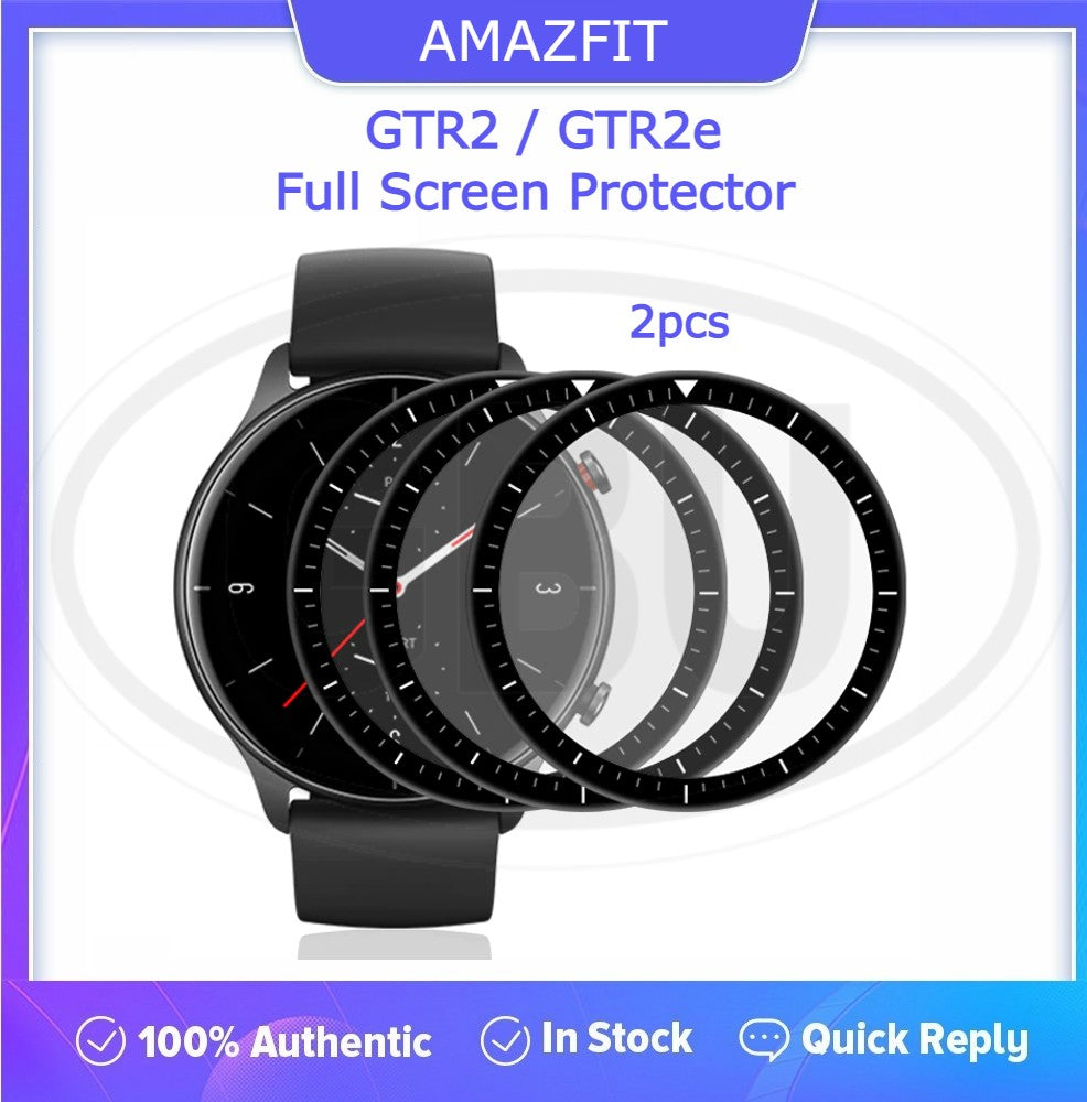 [2pcs] Amazfit GTR 2 / GTR 2e 3D Full Cover Screen Protector - Full Screen