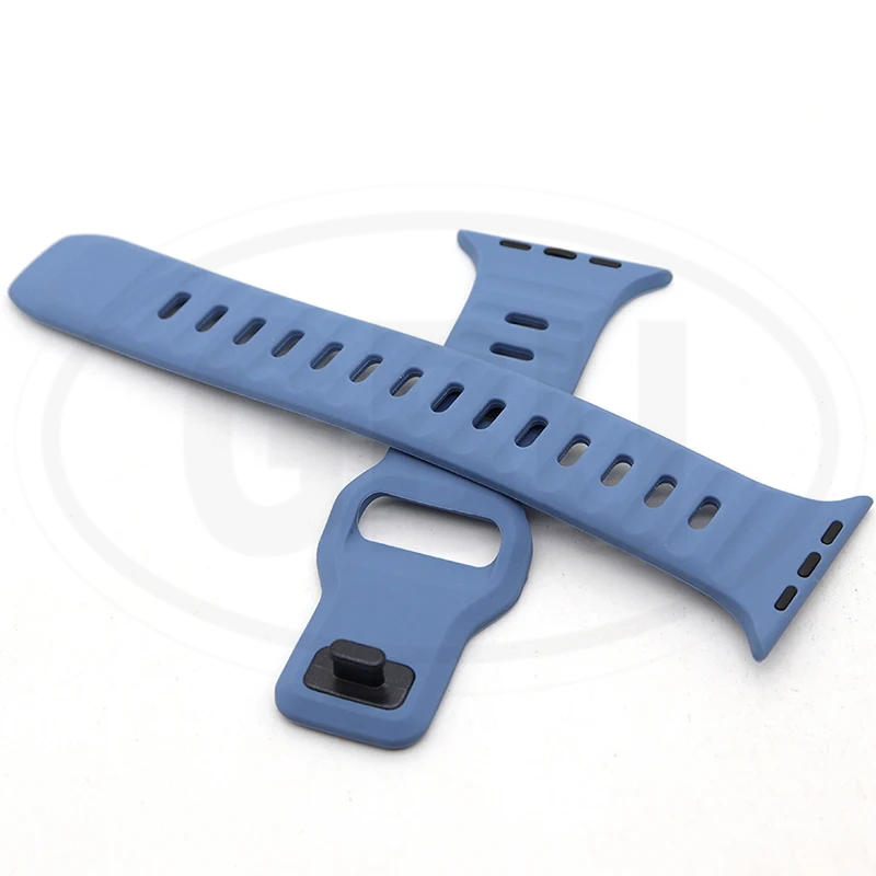 Compatible with Apple Watch Band Ultra 2 49/45/44/42/41/40/38mm Soft Silicone Sport Bracelet strap band - iWatch Series Ultra SE 9/8/7/6/5/4/3/2/1 (NOT ORIGINAL)