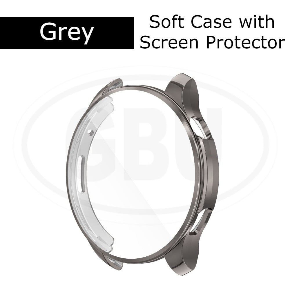 Amazfit GTR 4 / GTR4 2-in-1 Full Cover Case with Tempered Glass Protector Screen