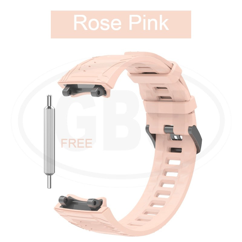 Compatible with Amazfit T Rex 3 / T-Rex 3 Strap Soft Silicone Strap Band (NOT ORIGINAL)