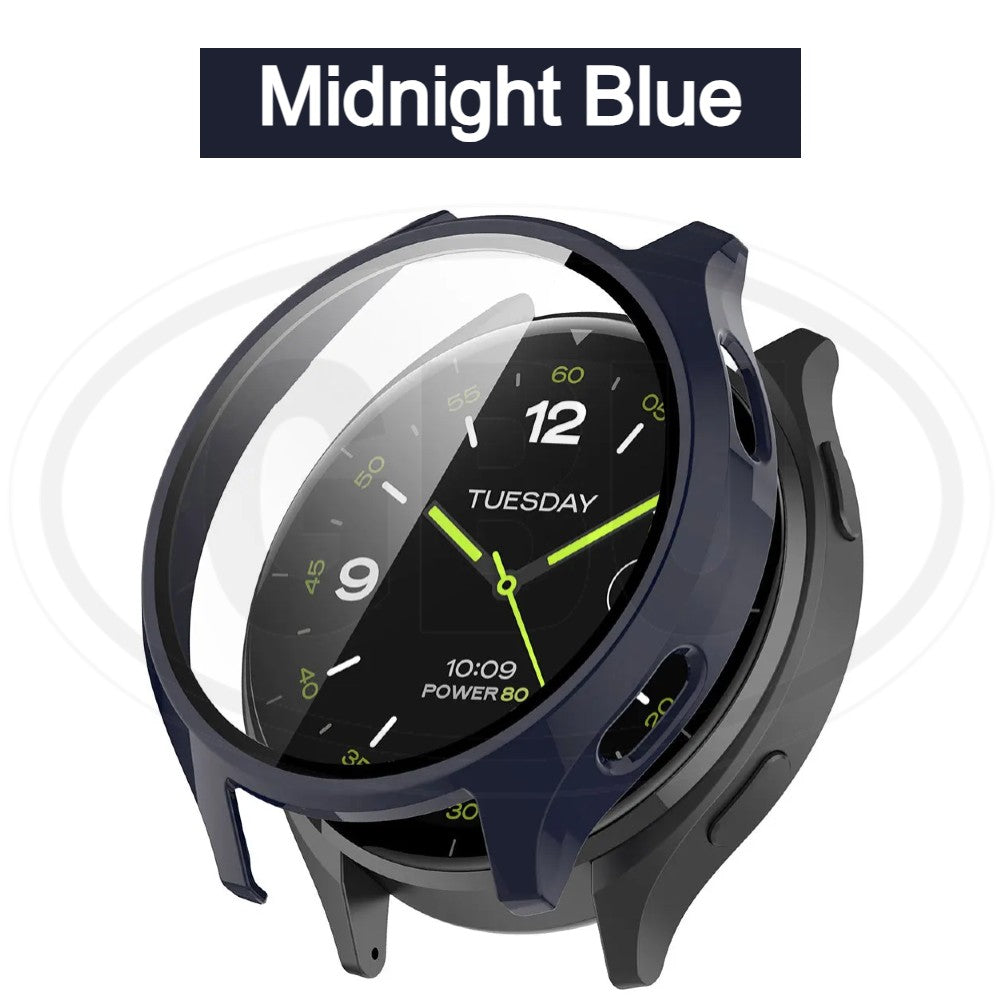 Xiaomi Watch 2 / Mi Watch 2 Full Cover Case with Tempered Glass Protector Screen - 2-in-1 TPU Cover