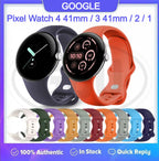 Google Pixel Watch 4 41mm / Pixel 3 41mm / Pixel 2 / Pixel Smartwatch Tali Silikon Lembut / Watch Strap (High Quality)