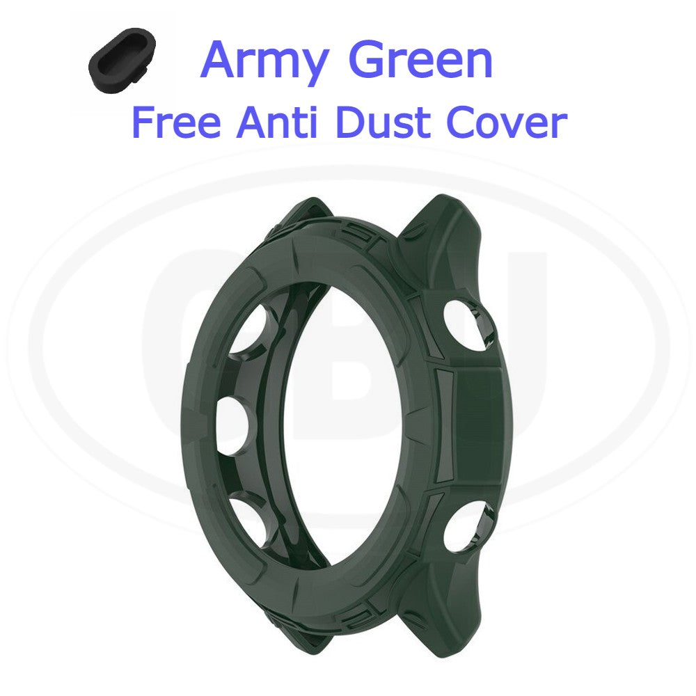 Garmin Forerunner 255 / Forerunner 255S / FR255 / FR255s TPU Half Cover Protector Case - No Screen