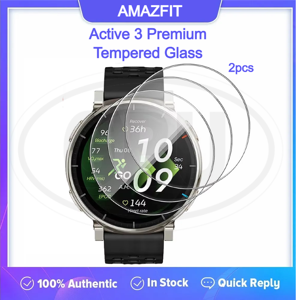 [2pcs] Amazit Active 3 Premium Screen Protector HD Tempered Glass