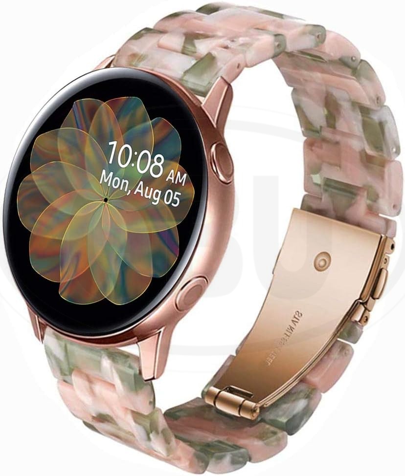 Resin Transparent Loop Watch Strap Band for model Amazfit / Coros / Fossil / Garmin / Huawei / Realme / Samsung / Xiaomi