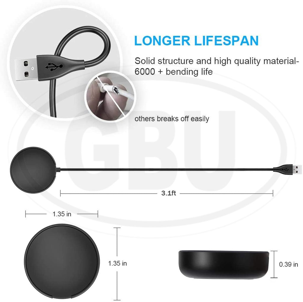 Samsung Galaxy Watch Ultra / Watch 8 / Watch 7 / Watch 6 / Watch 5 / Watch 4 / Active 2 Smart Watch Magnetic USB Charger Charging Cable