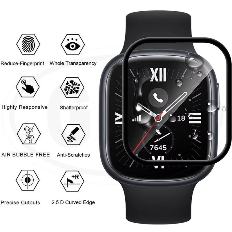 [2pcs] Honor Watch 4 Full Cover 3D Screen Protector - Full Screen