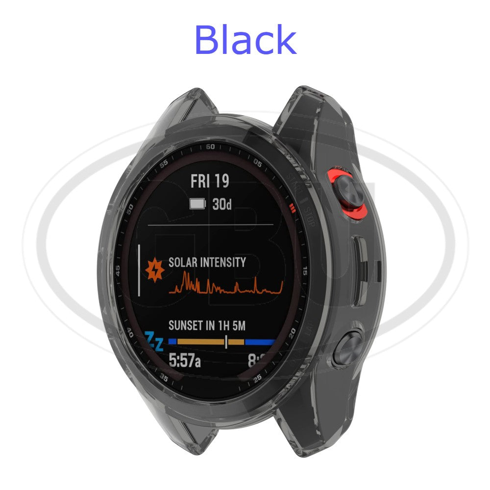 Garmin Fenix 7X / 7S / 7 / Fenix 7S / Fenix 7 TPU Half Cover Protector Case - No Screen