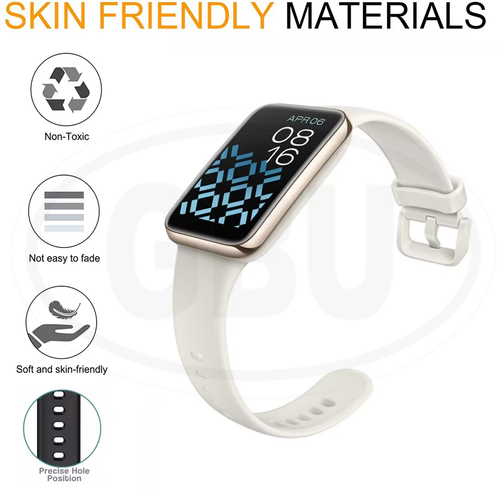 Xiaomi Smart Band 7 Pro / Mi Smart Band 7 Pro / Xiaomi Band 7 Pro Soft Silicone Replacement Strap Band