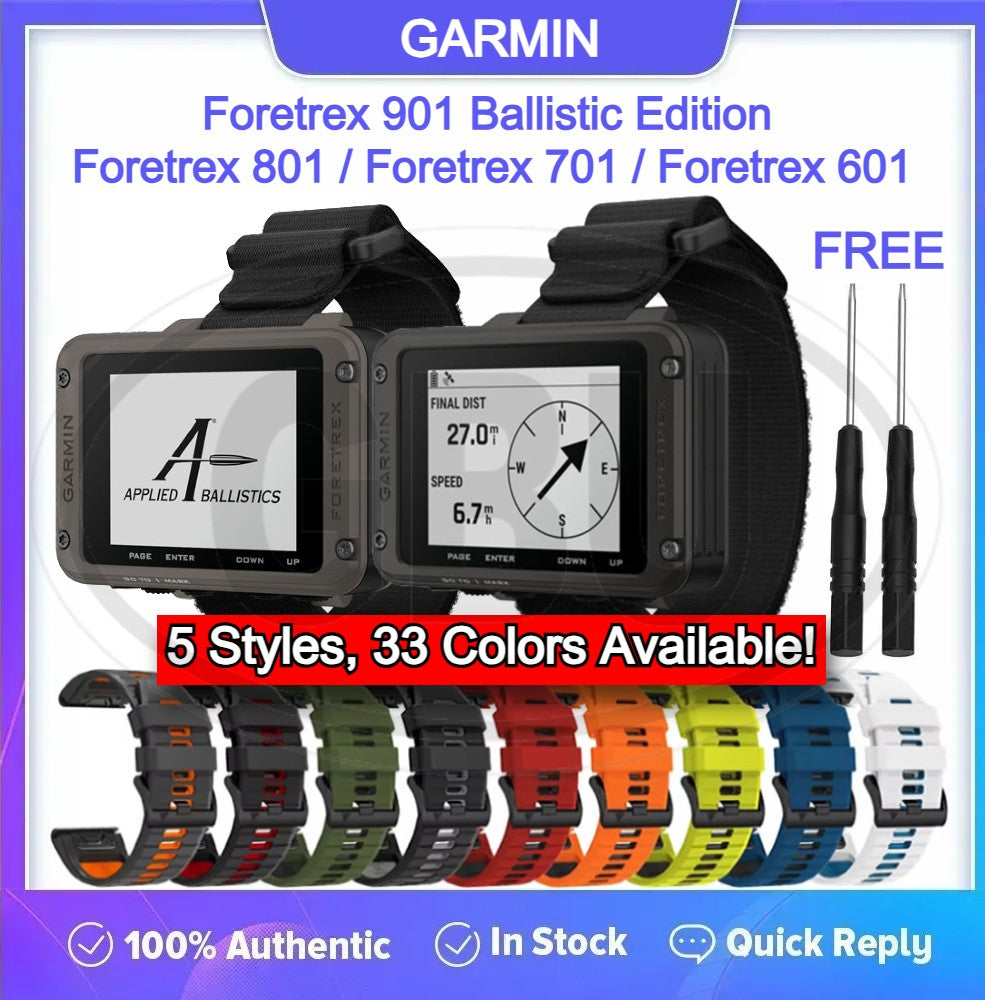 Garmin Foretrex 901 Ballistic Edition / Foretrex 801 / Foretrex 701 / Foretrex 601 QuickFit Tali Watch Strap - 26mm
