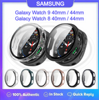 Samsung Galaxy Watch 9 44mm / Watch 9 40mm / Watch 8 44mm / Watch 8 40mm Sarung Full Built-in Tempered Glass Cover