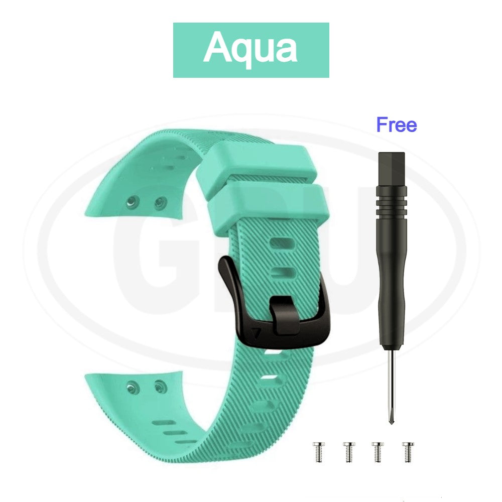 Garmin Forerunner 45 / Forerunner 45s / Swim 2 Smartwatch Tali Silikon Lembut / Watch Strap (High Quality)