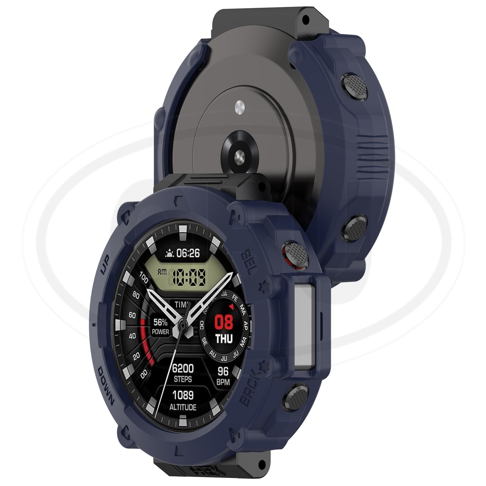 Amazfit T-Rex Ultra / Amazfit T Rex Ultra TPU Half Cover Protector Case - No Screen