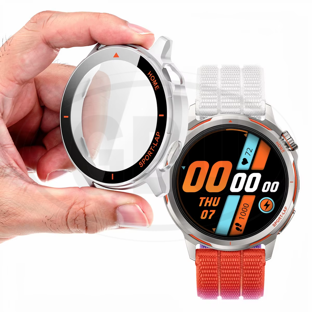 Compatible with Huawei GT Runner 2 Sarung Full Built-in Tempered Glass / Sarung Half Silikon - No Screen  (NOT ORIGINAL)