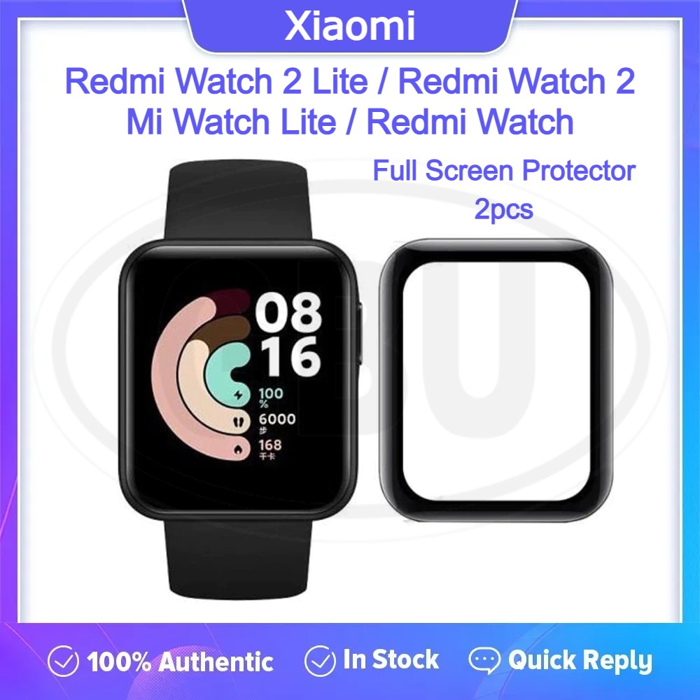 Xiaomi Redmi Watch 2 Lite / Redmi Watch 2 / Mi Watch Lite / Redmi Watch 3D Full Cover Screen Protector