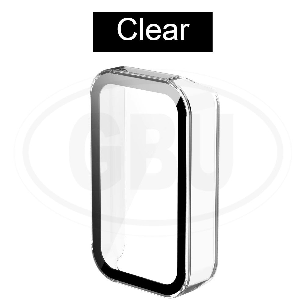 Redmi Smart Band Pro / Redmi Band Pro Full Cover Case with Tempered Glass Protector Screen - 2-in-1 Cover