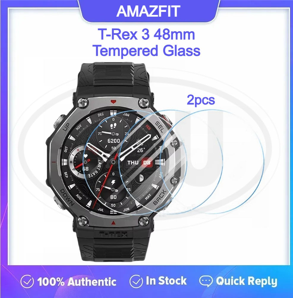 Amazfit T-Rex 3 / T-Rex 3 / T-Rex3 Screen Protector HD Tempered Glass