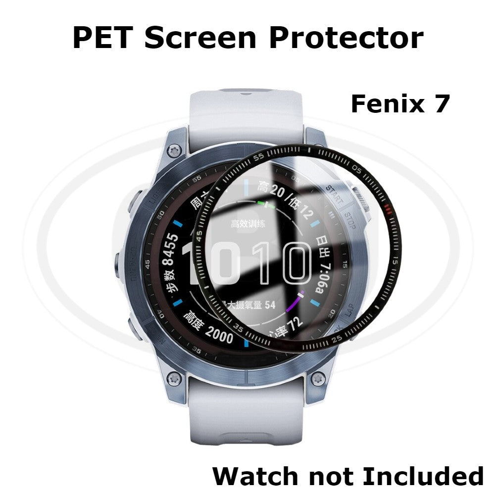 Fenix 7 7X 7S / Fenix 7X / Fenix 7S / Fenix 7 3D Full Cover Screen Protector - Full Screen