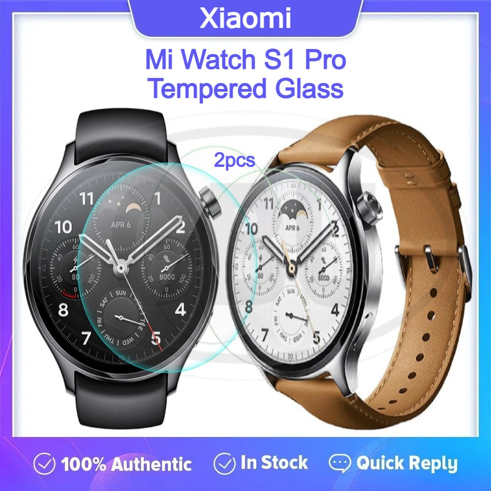 [2pcs] Xiaomi Watch S1 Pro / Mi S1 Pro Watch Screen Protector HD Tempered Glass